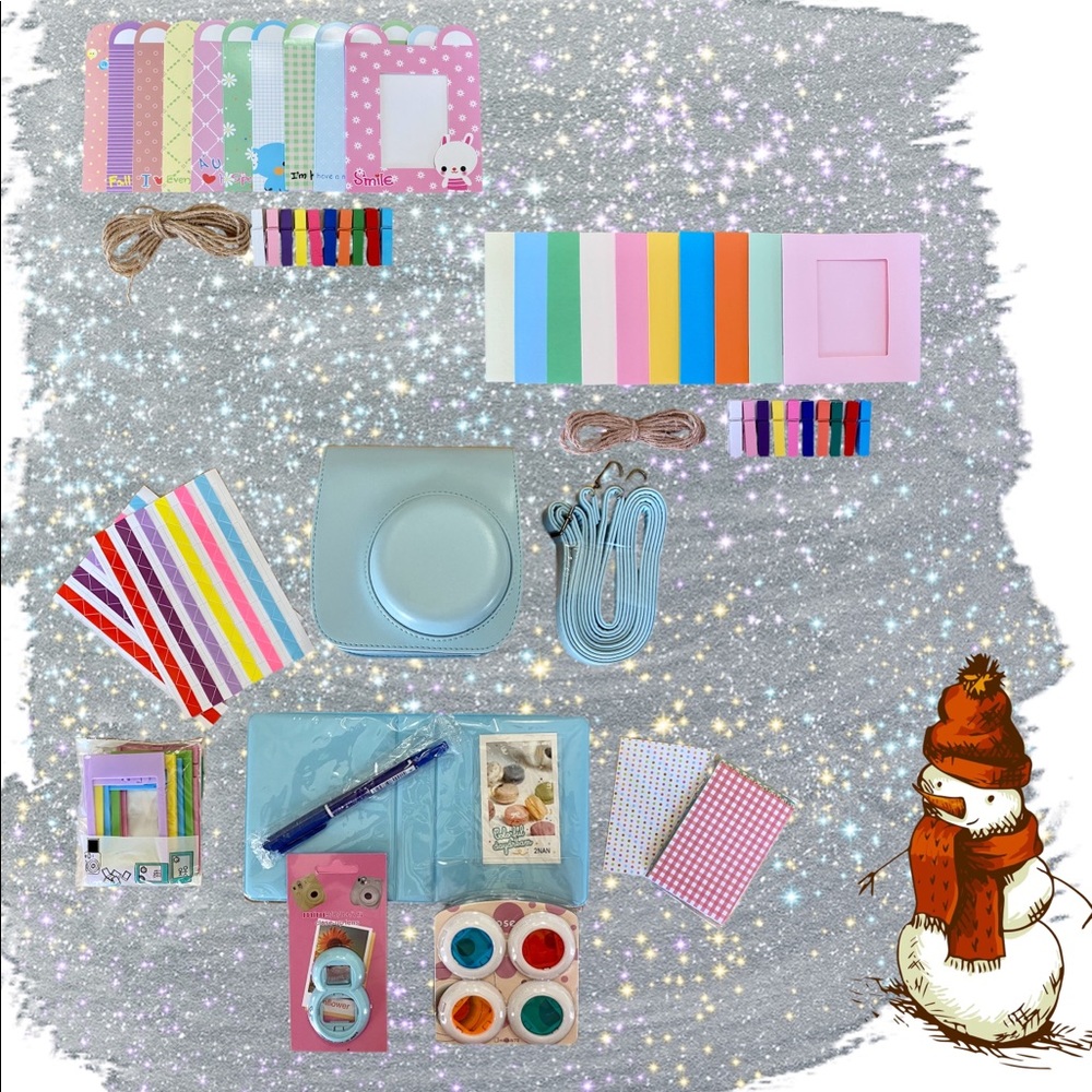 NEW! Fujifilm Instax Mini 9 Camera Accessory Kit